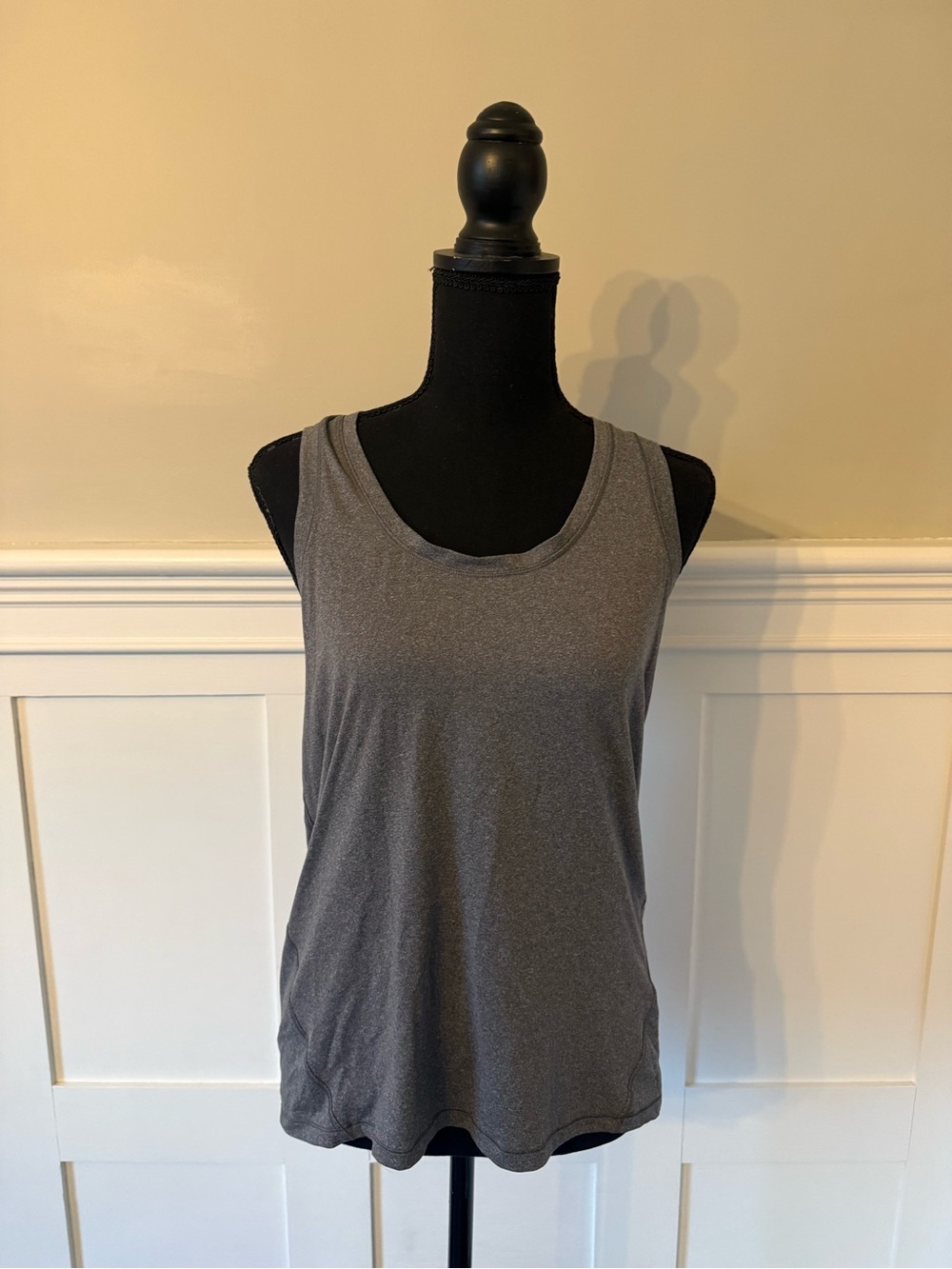 Yogalicious Gray Racerback Workout Tank